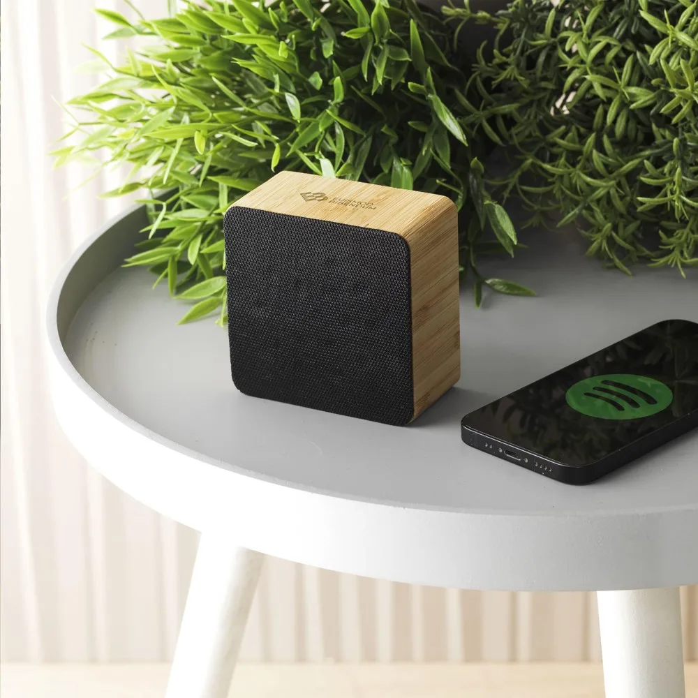 Sonido 5W Bamboo Wireless Speaker draadloze speaker productfoto 2 - Hidalgo-werbeartikel Sonido 5W Bamboo Wireless Speaker draadloze speaker — productfoto 2