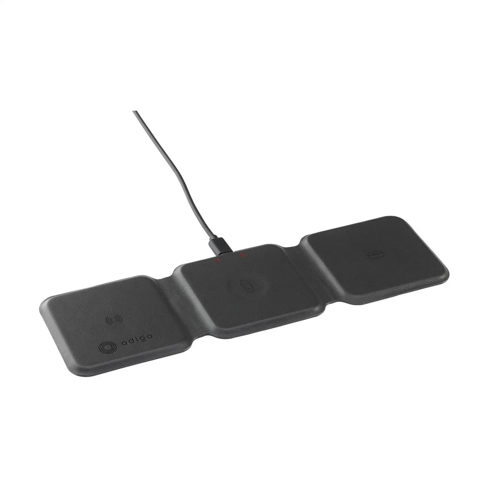 TriCharge RCS Recycled PU Wireless Charger oplader — productfoto 7