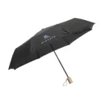 Mini Umbrella RCS RPET opvouwbare paraplu 21 inch, zwart