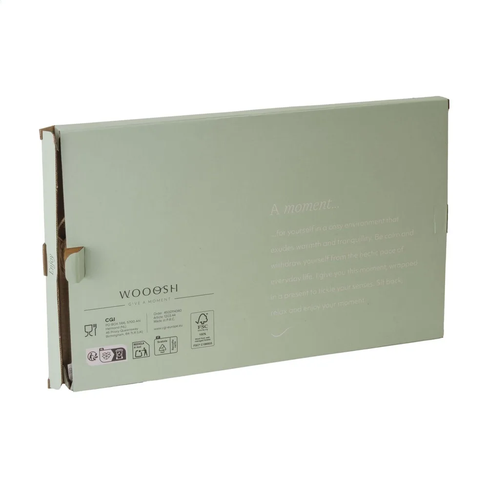 Servierbrett Wooosh Castella bedrucken Akazie FSC 44cm — Produktfoto 7