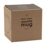 Retro Silver Emaille Mok 350 ml — productfoto 3