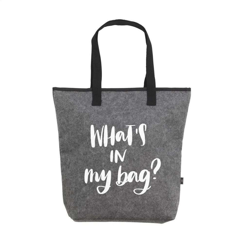 Kühltasche Feltro GRS RPET bedrucken isoliert Filz 15L — Produktfoto 9