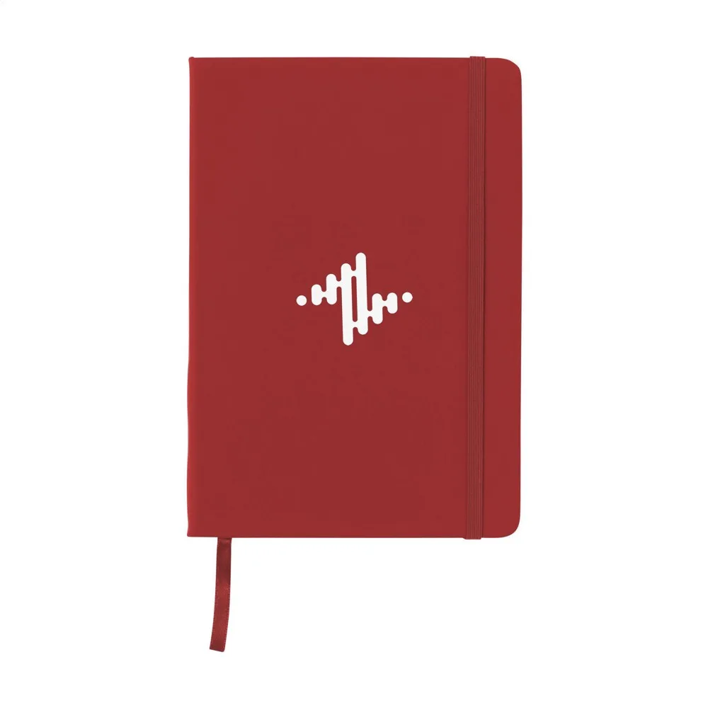 BudgetNote A5 Lines notitieboek, rood (± pms 200c)