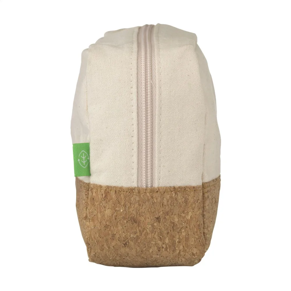 Toiletry Bag CosCork Eco Custom Waterproof Canvas Cork — product photo 6