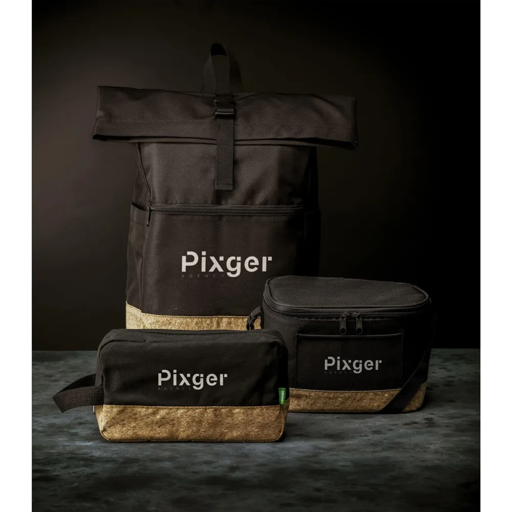 Toiletry Bag CosCork Eco Custom Waterproof Canvas Cork — product photo 12