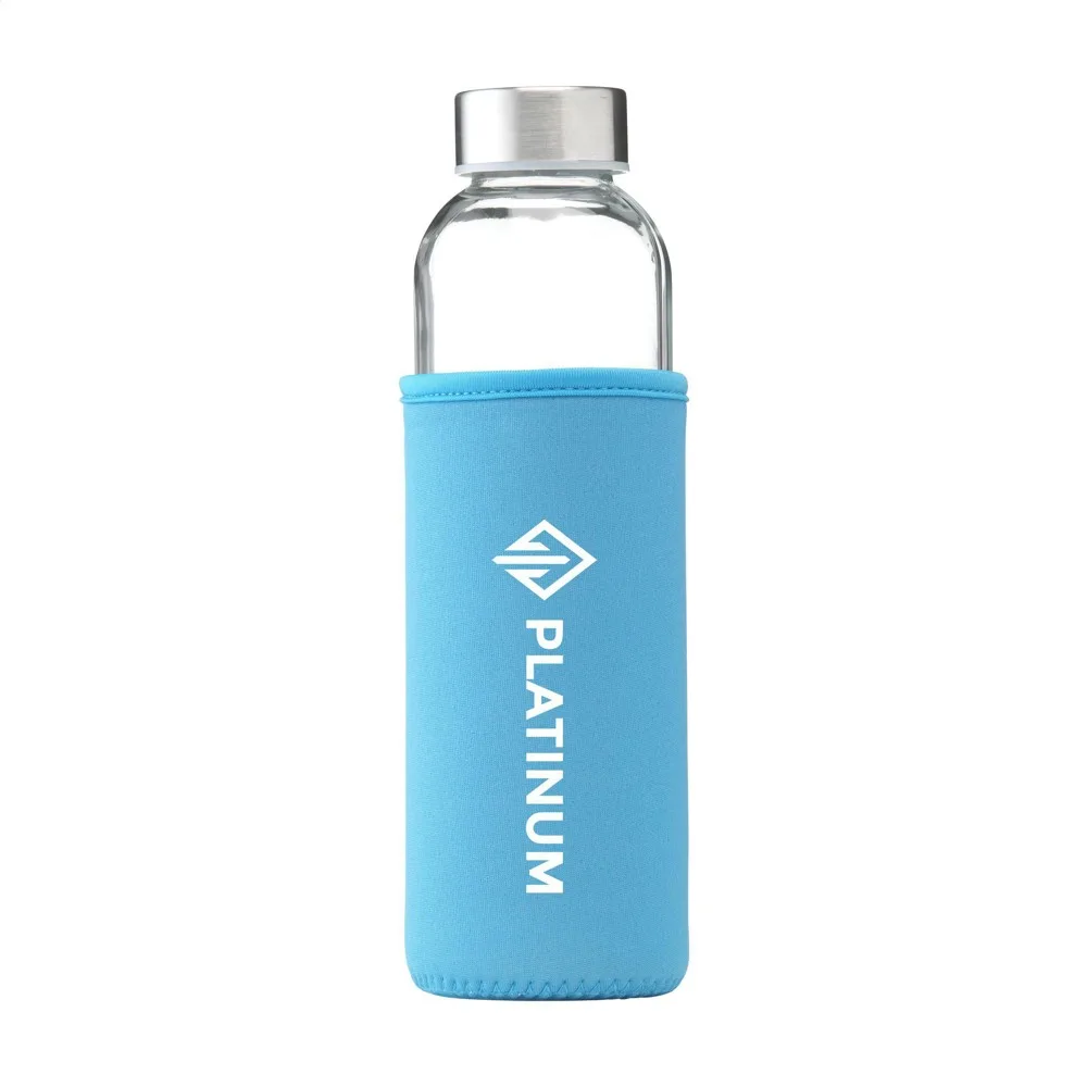 Senga Glass 500 ml drinkfles lichtblauw ± pms 299298 - Bidons & Shakers Senga Glass 500 ml drinkfles, lichtblauw (± pms 299,298)