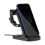 Triple-Up RCS Recycled ABS Wireless Charger Stand — productfoto 3