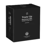 Triple-Up RCS Recycled ABS Wireless Charger Stand — productfoto 8