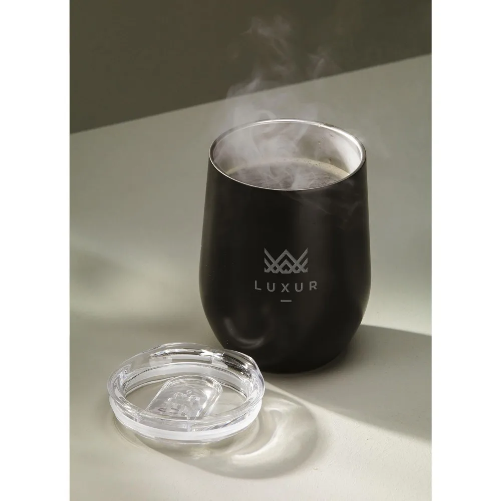 Huevo RCS Recycled Steel Cup 350 ml thermosbeker productfoto 9 - Bidons & Shakers Huevo RCS Recycled Steel Cup 350 ml thermosbeker — productfoto 9
