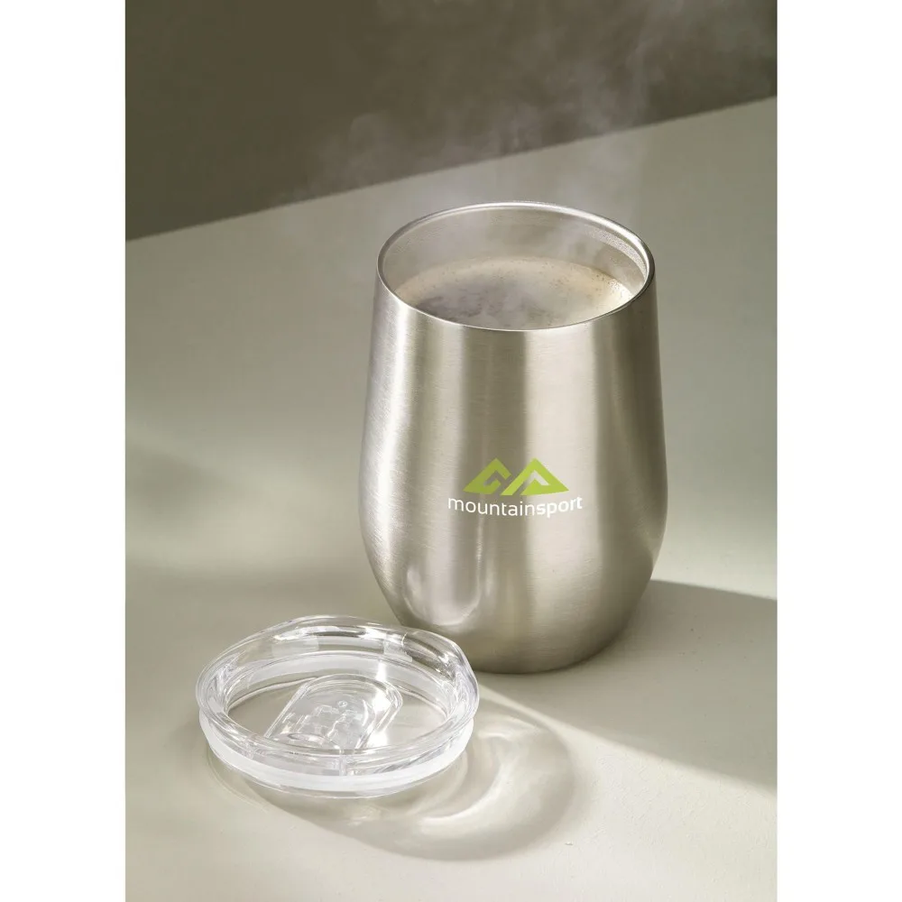 Huevo RCS Recycled Steel Cup 350 ml thermosbeker productfoto 13 - Bidons & Shakers Huevo RCS Recycled Steel Cup 350 ml thermosbeker — productfoto 13