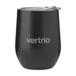 Huevo RCS Recycled Steel Cup 350 ml thermosbeker zwart - Bidons & Shakers Huevo RCS Recycled Steel Cup 350 ml thermosbeker, zwart