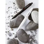 Bio-Stone Kugelschreiber bedrucken blau Naturstein — Produktfoto 9