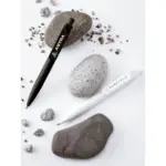 Bio-Stone Kugelschreiber bedrucken blau Naturstein — Produktfoto 10