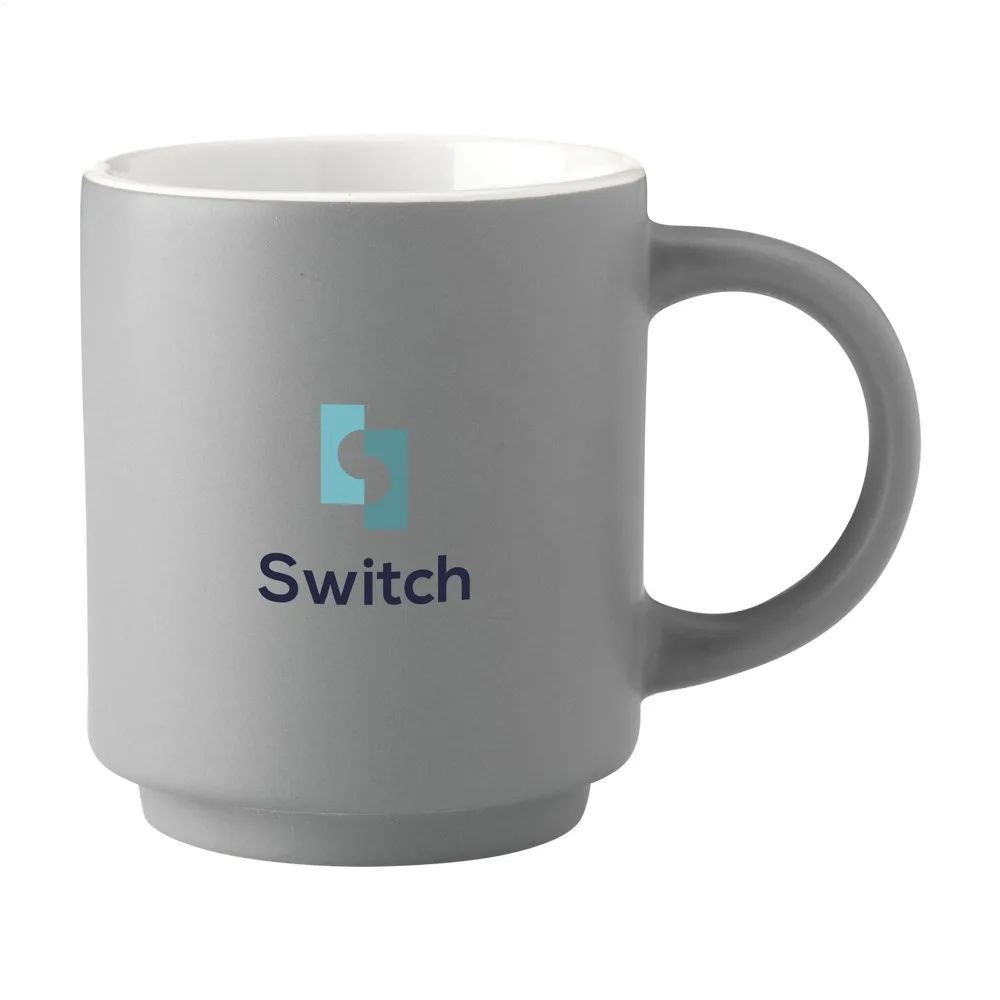 Stack Mug 180 ml grijs ± pms 424c - Bidons & Shakers Stack Mug 180 ml, grijs (± pms 424c)
