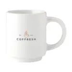 Stack Mug 180 ml, wit (± pms white)