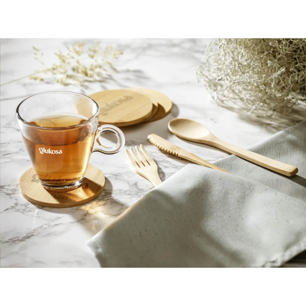 Bambu Bestekset productfoto 2 - Hidalgo-werbeartikel Bambu Bestekset — productfoto 2