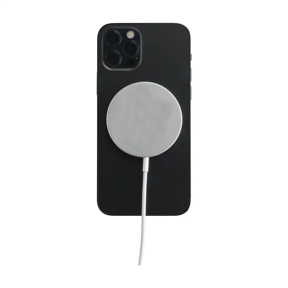 Force MagSafe 10W RCS Recycled Wireless Charger productfoto 5 - Hidalgo-werbeartikel Force MagSafe 10W RCS Recycled Wireless Charger — productfoto 5