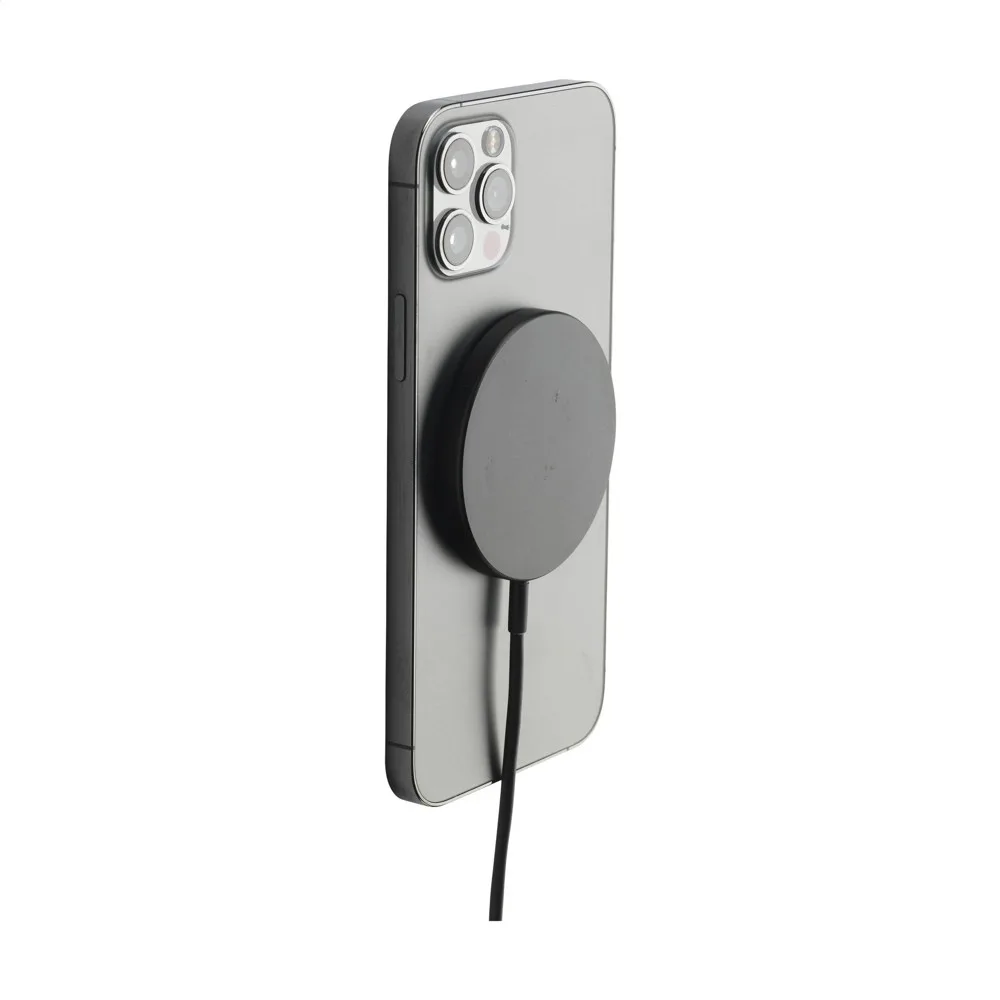 Force MagSafe 10W RCS Recycled Wireless Charger productfoto 12 - Hidalgo-werbeartikel Force MagSafe 10W RCS Recycled Wireless Charger — productfoto 12