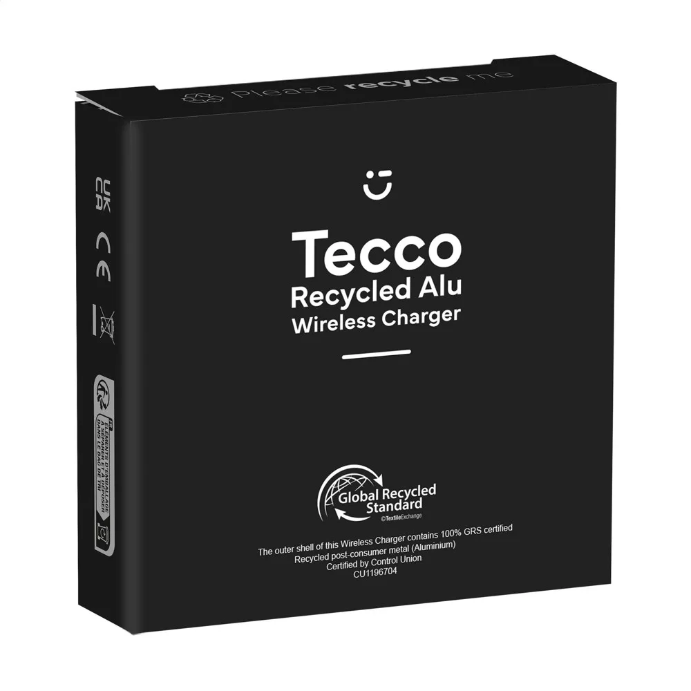 Tecco GRS Recycled Alu 15W Wireless Charger oplader — productfoto 7