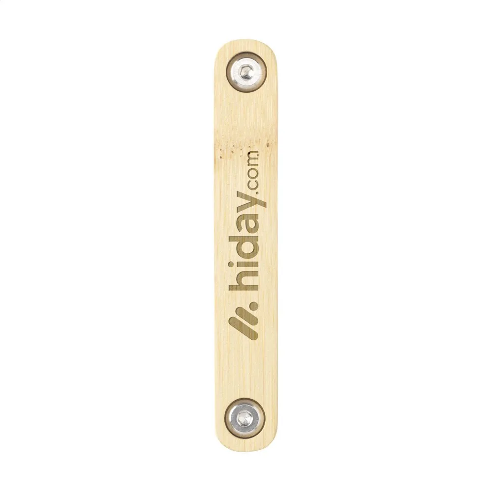 Werkzeugset Bamboo Bit Tool bedrucken magnetisch 9-teilig — Produktfoto 7