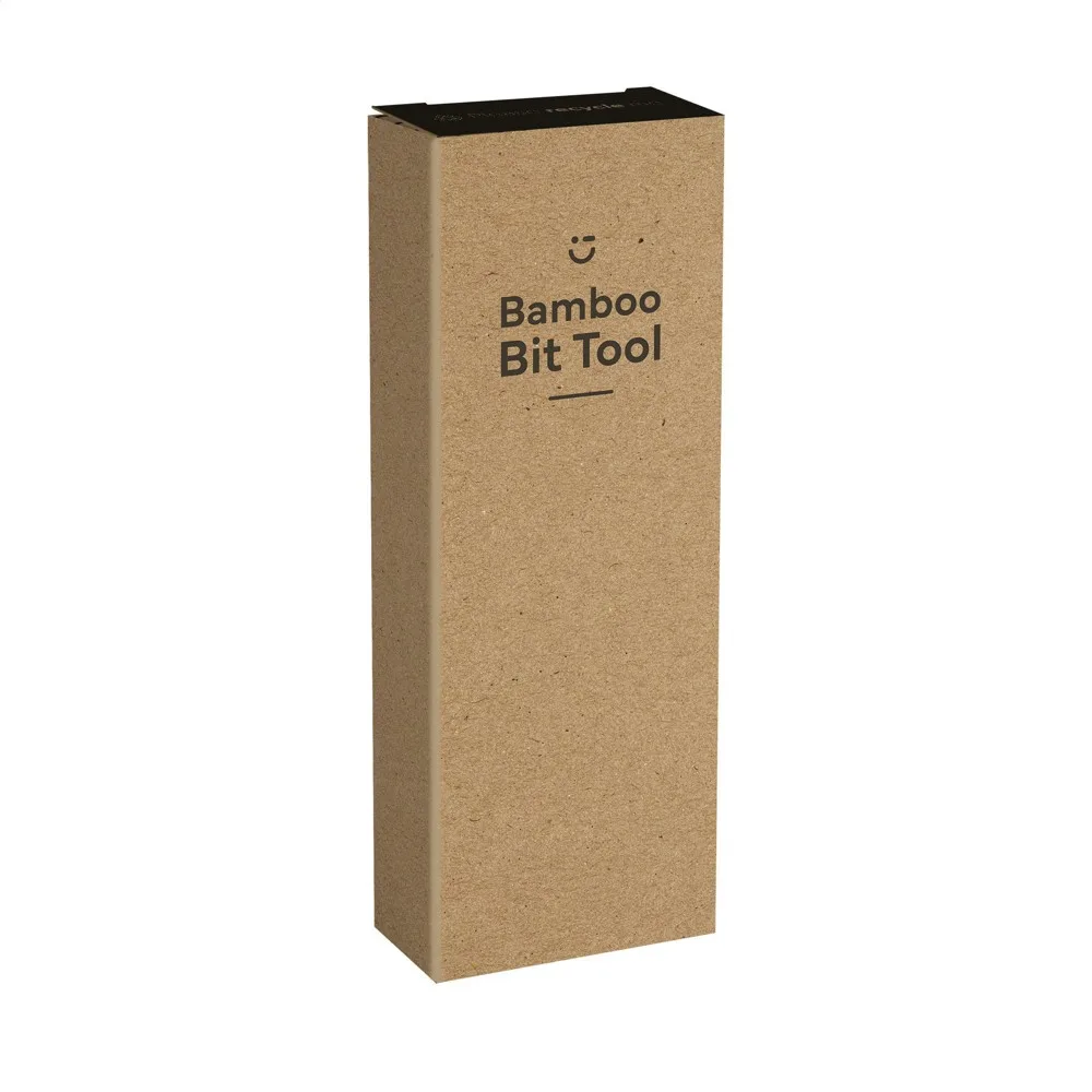 Werkzeugset Bamboo Bit Tool bedrucken magnetisch 9-teilig — Produktfoto 8