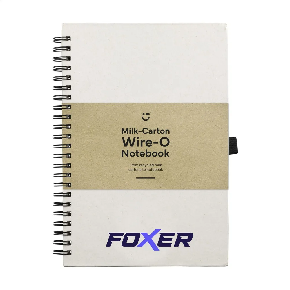 Milk-Carton Wire-O Notebook A5 notitieboek