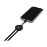 Lace Lanyard GRS RPET 0,5 cm telefoonkeycord — productfoto 3