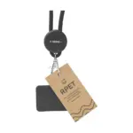 Lace Lanyard GRS RPET 0,5 cm telefoonkeycord — productfoto 4