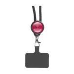 Lace Lanyard GRS RPET 0,5 cm telefoonkeycord — productfoto 5