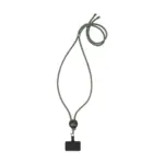 Lace Lanyard GRS RPET 0,5 cm telefoonkeycord, army green (± pms 2409c)
