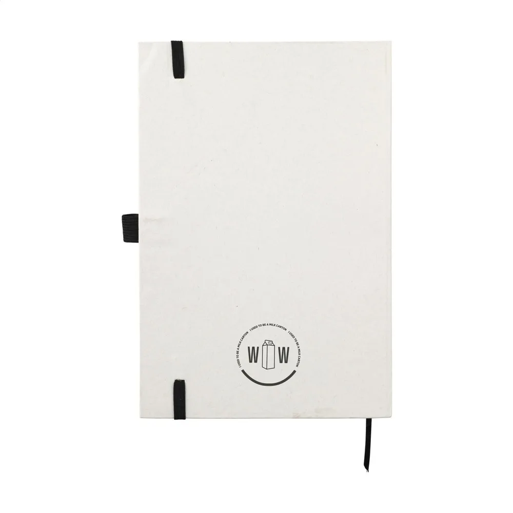 Milk-Carton Notebook A5 notitieboekje productfoto 7 - Hidalgo-werbeartikel Milk-Carton Notebook A5 notitieboekje — productfoto 7
