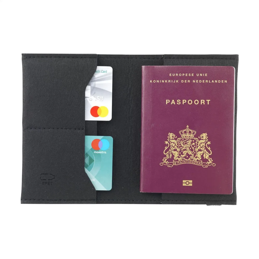 Reisepasshülle bedrucken Identify GRS RPET Filz A6 — Produktfoto 5