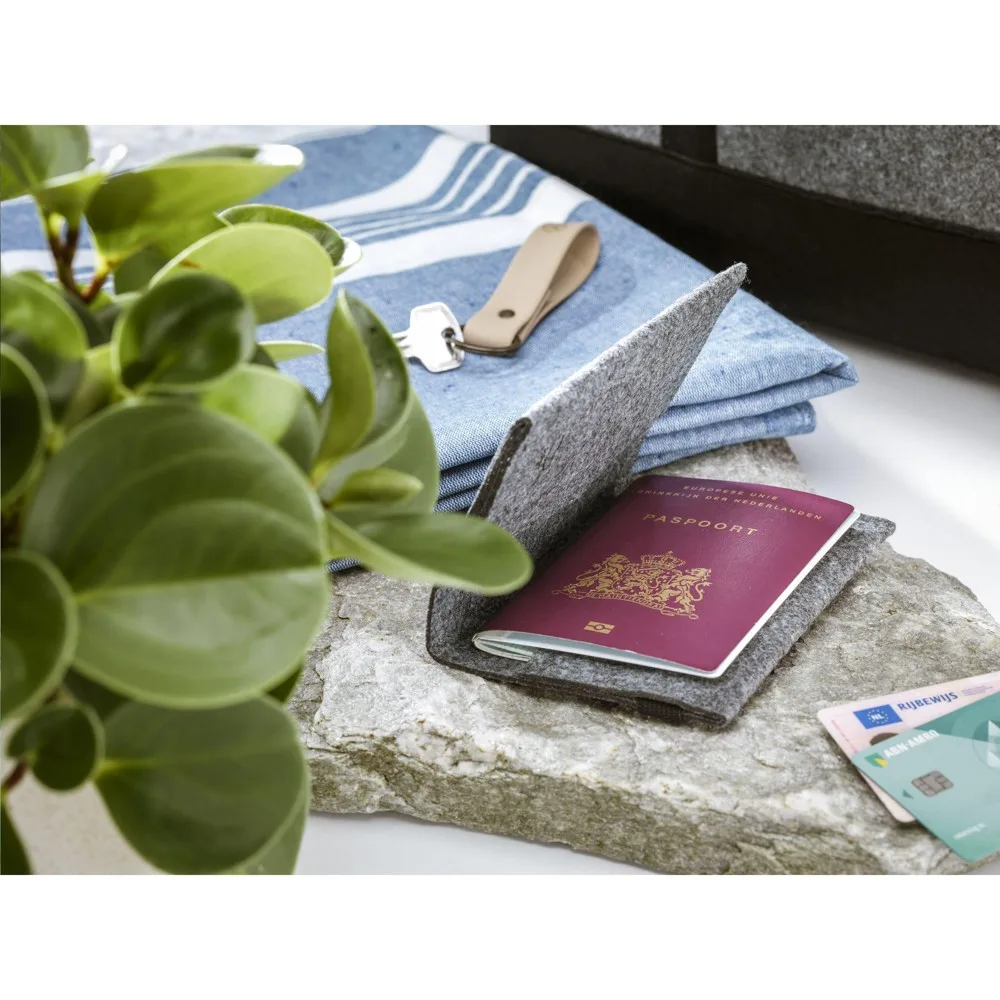 Reisepasshülle bedrucken Identify GRS RPET Filz A6 — Produktfoto 10