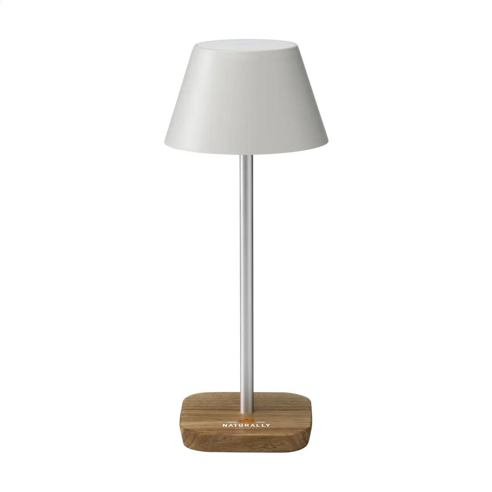 Wooosh RCS Luzia Table Light lamp grijs ± pms warm gray 1c - Hidalgo-werbeartikel Wooosh RCS Luzia Table Light lamp, grijs (± pms warm gray 1c)