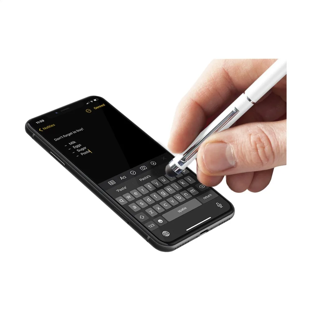 Printed Metal Stylus Touch Ballpoint Pen Blue Ink Standard — product photo 7