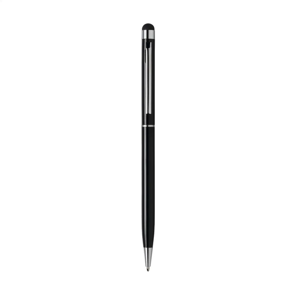 Printed Metal Stylus Touch Ballpoint Pen Blue Ink Standard