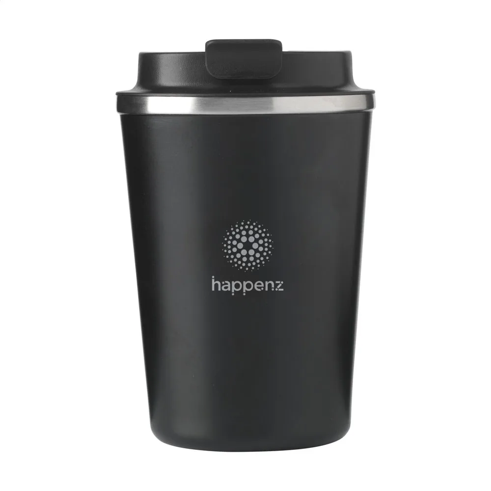 Kaffi RCS Recycled Coffee Mug 300 ml thermosbeker zwart ± pms black - Bidons & Shakers Kaffi RCS Recycled Coffee Mug 300 ml thermosbeker, zwart (± pms black)