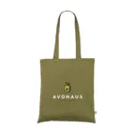 Organic Cotton Shopper Colour (140 g/m²) tas, olijfgroen (± pms 574c)