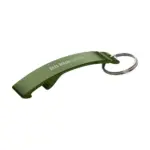 Alu Opener sleutelhanger, groen (± pms 4215)