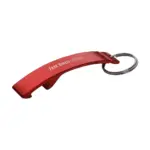Alu Opener sleutelhanger, rood (± pms 207)
