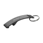 Alu Opener sleutelhanger, zwart (± pms black)