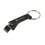 OpenUp opener sleutelhanger zwart ± pms black - Hidalgo-werbeartikel OpenUp opener sleutelhanger, zwart (± pms black)