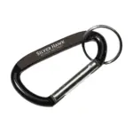 CarabineKey karabijnhaak, zwart (± pms black)