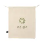 Gift Pouch Naturel GRS Recycled Cotton (150 g/m²) M — productfoto 4