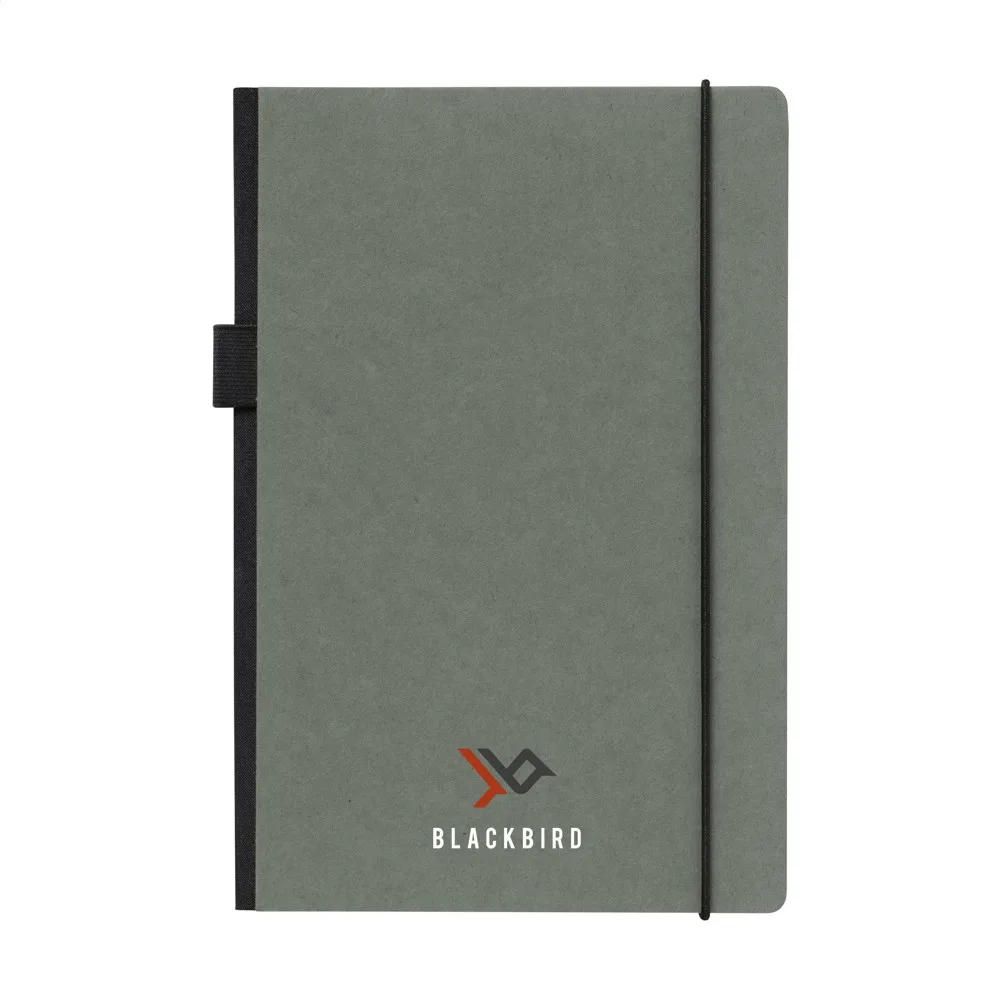 Craftnote Notebook A5 notitieboek grijs ± pms 403u - Hidalgo-werbeartikel Craftnote Notebook A5 notitieboek, grijs (± pms 403u)