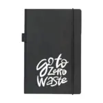 Craftnote Notebook A5 notitieboek zwart ± pms black 6u - Hidalgo-werbeartikel Craftnote Notebook A5 notitieboek, zwart (± pms black 6u)