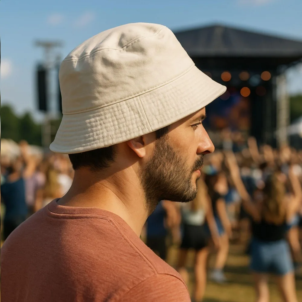 Harber GRS Recycled Bucket Hat productfoto 5 - Hidalgo-werbeartikel Harber GRS Recycled Bucket Hat — productfoto 5