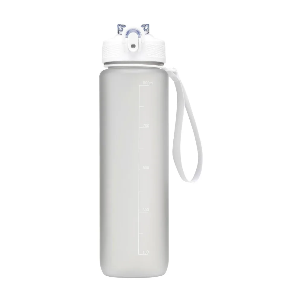 AquaSport RCS Recycled Water Bottle 1 L wit - Bidons & Shakers AquaSport RCS Recycled Water Bottle 1 L, wit