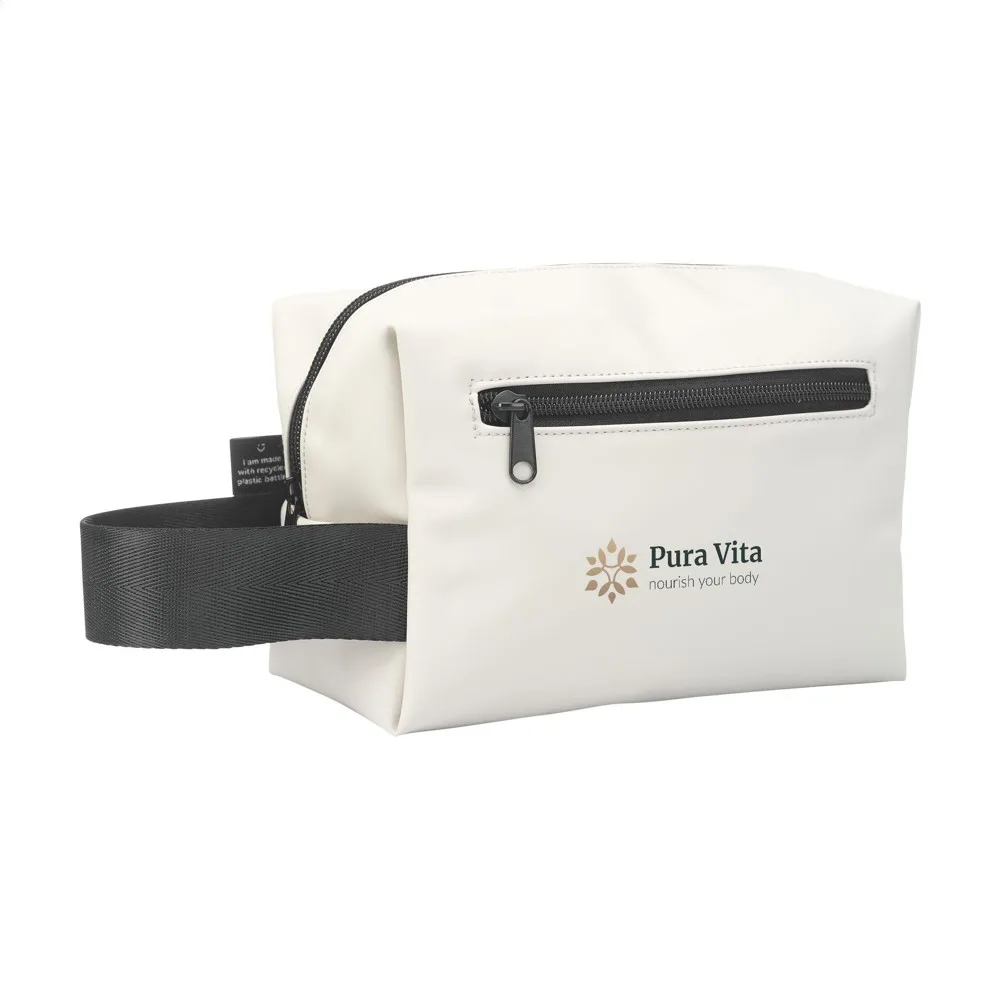 Lennon RCS Recycled Toiletry Bag beige ± pms 406c - Hidalgo Lennon RCS Recycled Toiletry Bag, beige (± pms 406c)