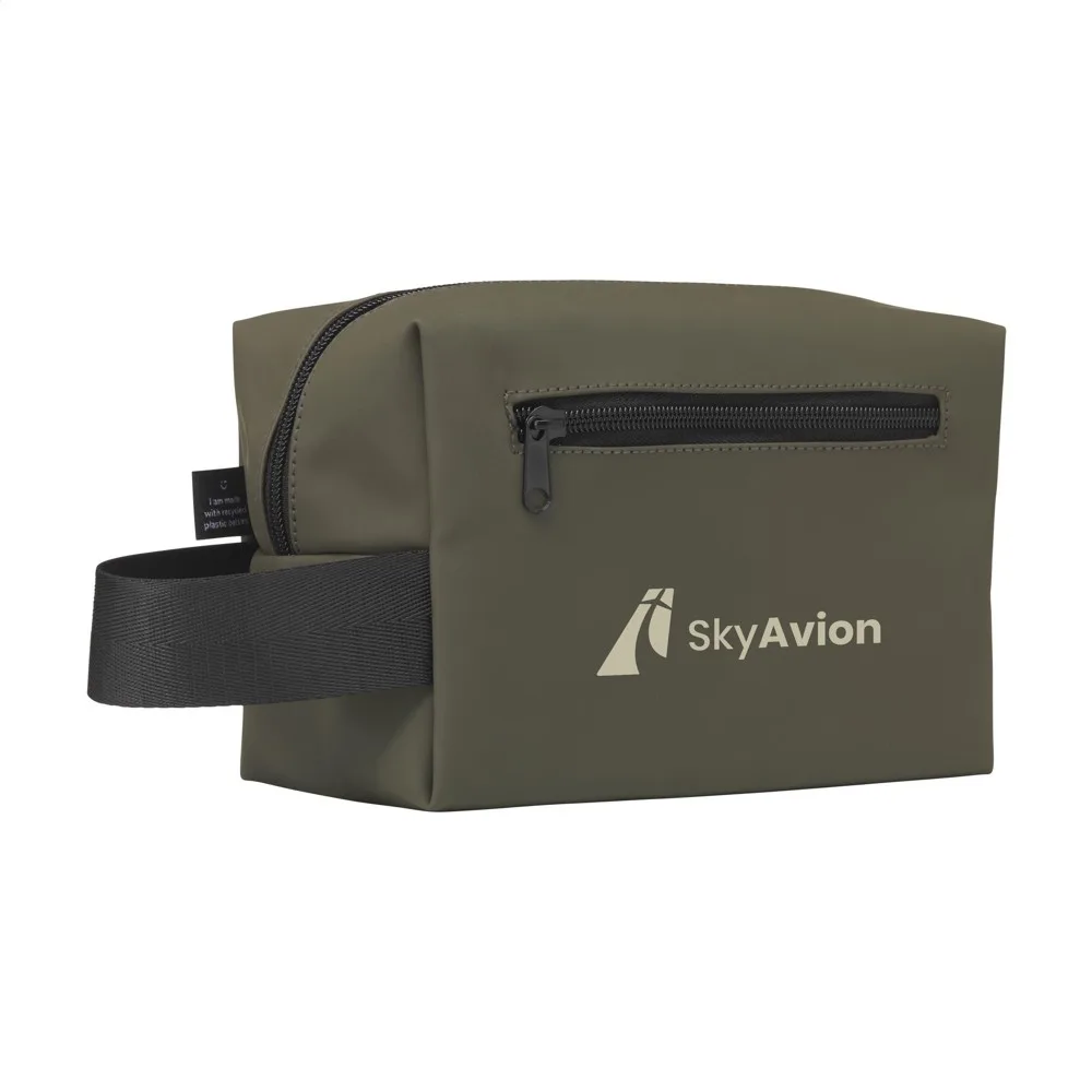 Lennon RCS Recycled Toiletry Bag donkergroen ± pms 4230c - Hidalgo Lennon RCS Recycled Toiletry Bag, donkergroen (± pms 4230c)